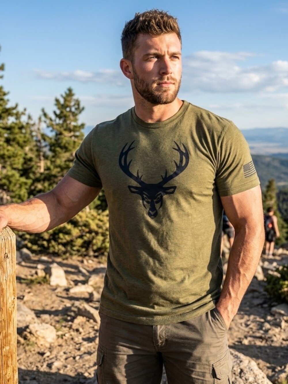 Bucked Up Men's Graphic T-Shirt-2XL